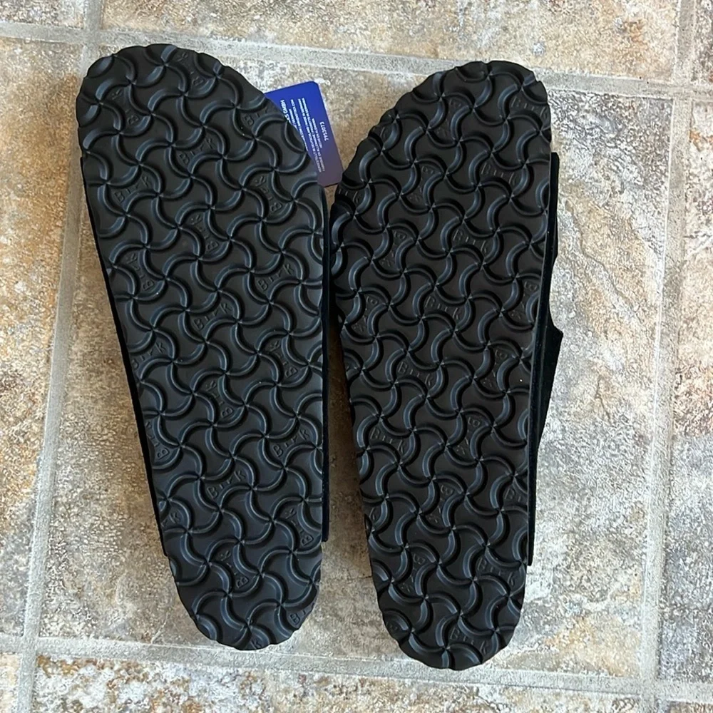 Birkenstock Arizona Soft Footbed Suede Leather Sandals Size 12 NWT